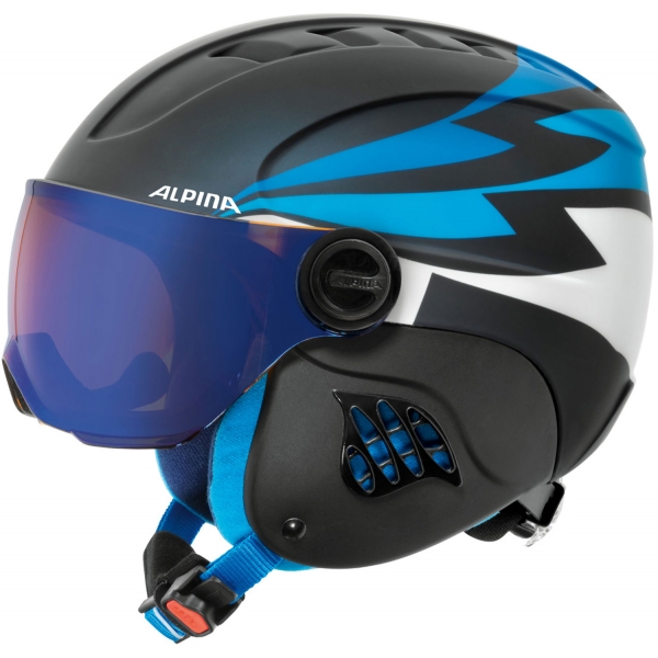 Alpina Sports CARAT LE VISOR HM PERIWINKLE Dětská sjezdařská helma