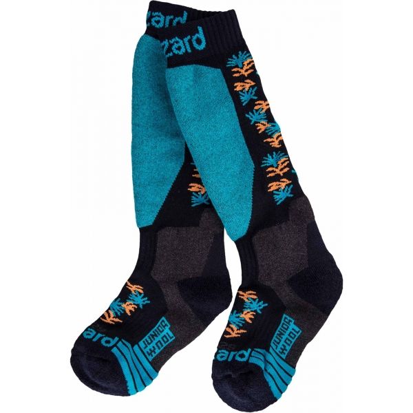 Blizzard ALLROUND WOOL SKI SOCKS JR Dětské lyžařské ponožky