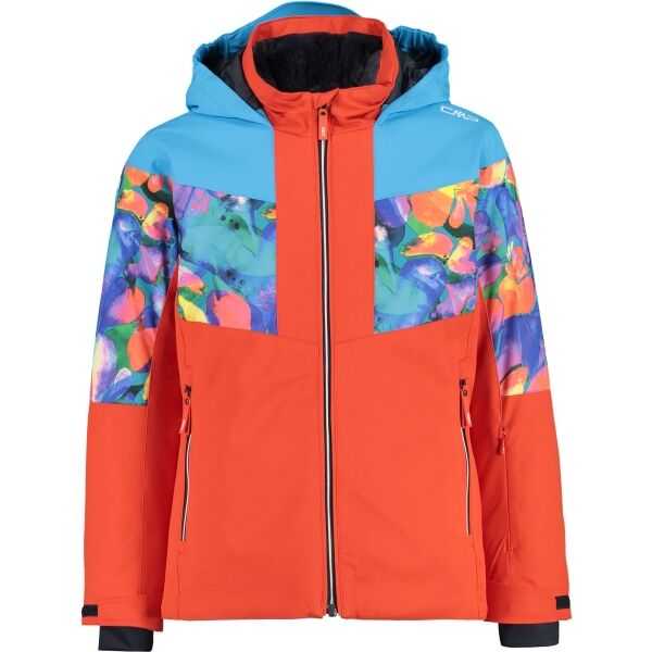 CMP KID GIRL JACKET FIX HOOD Dívčí lyžařská bunda