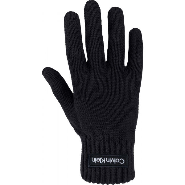 Calvin Klein FELT PATCH KNITTED GLOVES Rukavice