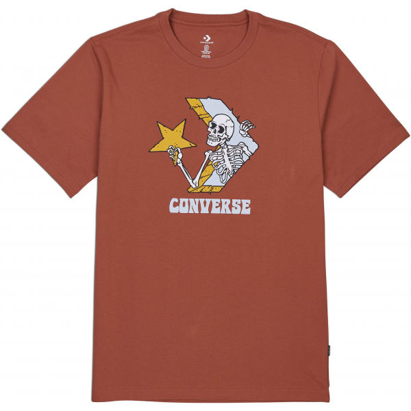 Converse SKULL GRAPHIC LOGO 1 SHORT SLEEVE TEE Pánské triko