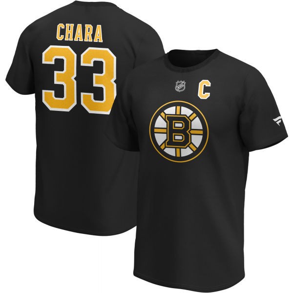 FANATICS ICONIC BOSTON CHARA Pánské klubové triko