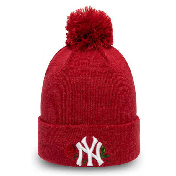 New Era MLB WMNS TWINE BOBBLE KNIT NEW YORK YANKEES Dámská klubová zimní čepice