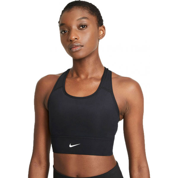 Nike SWOOSH LONG LINE BRA W Dámská sportovní podprsenka