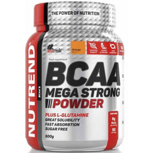 Nutrend BCAA MEGA STRONG POMERANČ 300 G BCAA