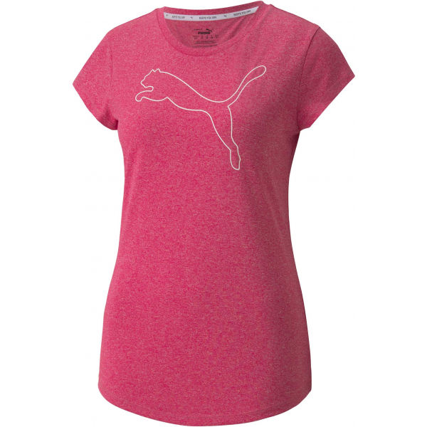 Puma ACTIVE LOGO HEATHER TEE Dámské triko