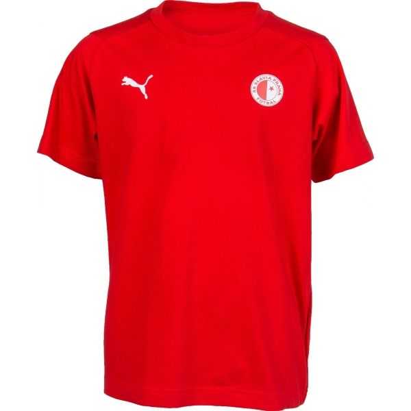 Puma LIGA CASUALS TEE JR SLAVIA Dětské sportovní triko