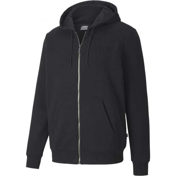 Puma MODERN BASIC FZ HOODIE FL Pánská mikina