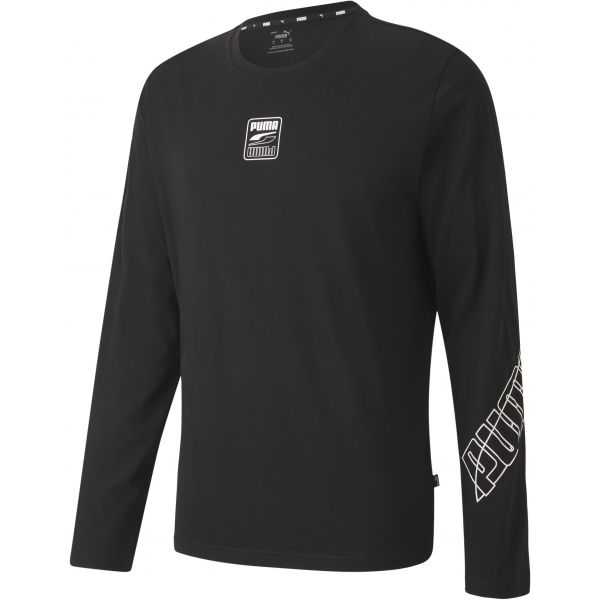 Puma REBEL LONGSLEEVE TEE Pánské triko