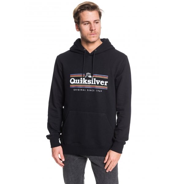 Quiksilver GET BUZZY SCREEN FLEECE Pánská mikina