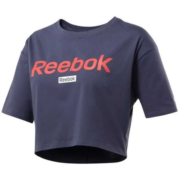 Reebok LINEAR LOGO CROP TEE Dámské triko