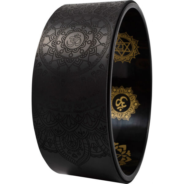 SHARP SHAPE YOGA WHEEL MANTRA BLACK Jóga kruh