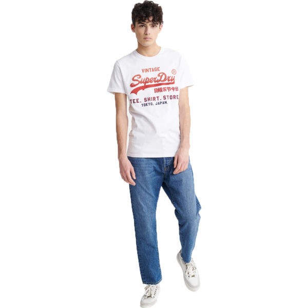 Superdry VL FADE T_SHIRT STORE TEE Pánské tričko