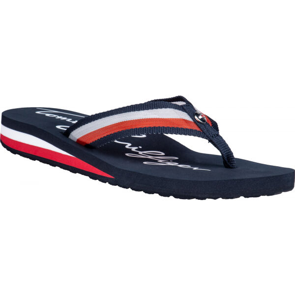 Tommy Hilfiger TRANSPARENCY BEACH SANDAL Dámské žabky