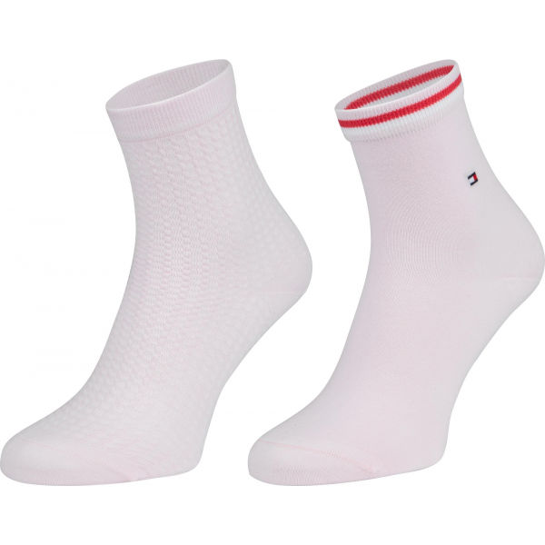 Tommy Hilfiger WOMEN SHORT SOCK 2P WAFFLE Dámské ponožky