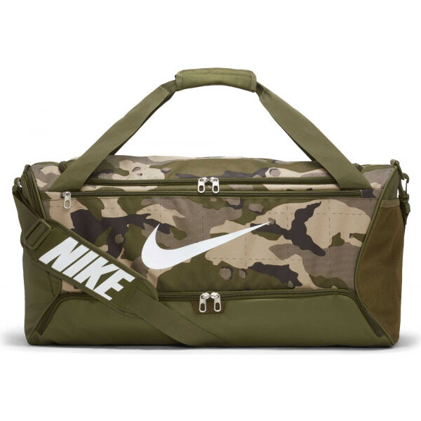 Nike BRASILIA DUFFEL CAMO M Sportovní taška