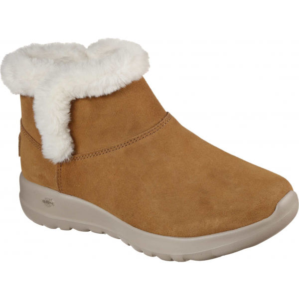 Skechers ON-THE-GO JOY BUNDLE UP BRW Dámské polokozačky