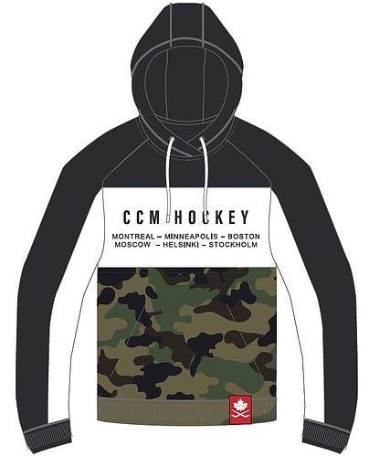 CCM Mikina CCM Camo Pullover Fleece SR