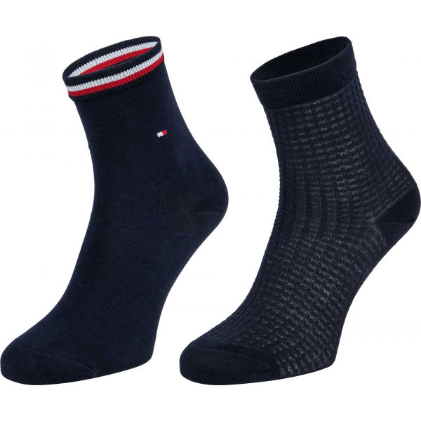 Tommy Hilfiger WOMEN SHORT SOCK 2P WAFFLE Dámské ponožky