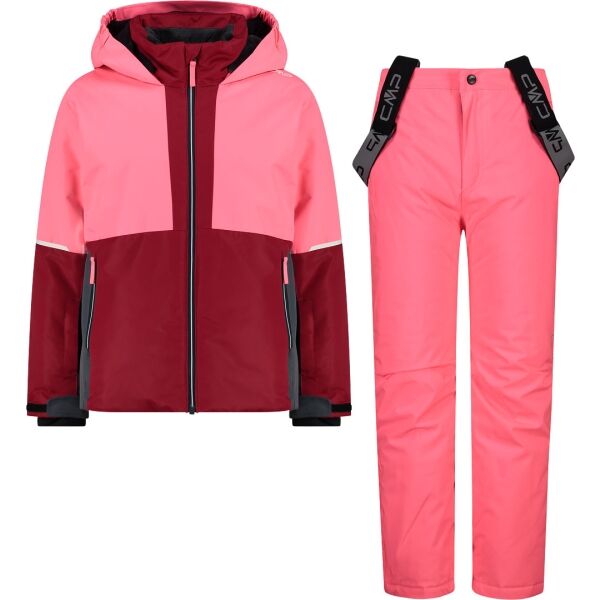 CMP KID G SET JACKET AND PANT Dívčí lyžařský komplet