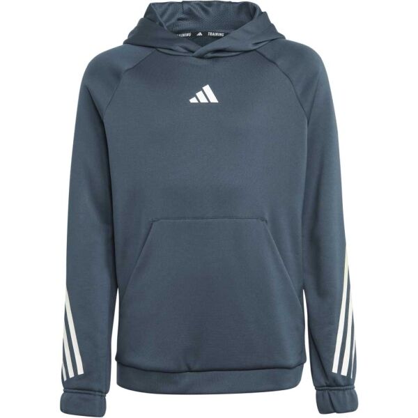 adidas TRAIN ICON HOODIE Chlapecká tréninková mikina