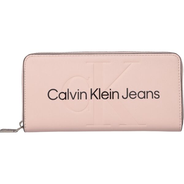 Calvin Klein SCULPTED MONO ZIP AROUND Dámská peněženka