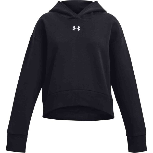 Under Armour RIVAL FLEECE CROP HOODIE Dívčí mikina