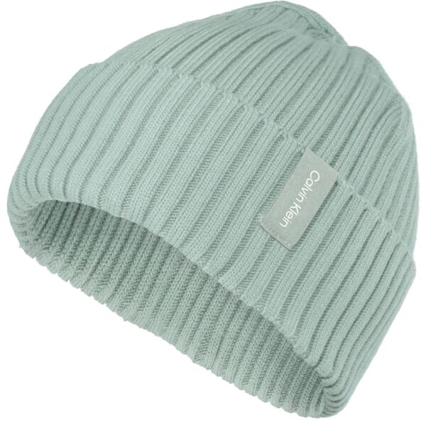 Calvin Klein RIB KNIT FOLDED BEANIE Unisex čepice