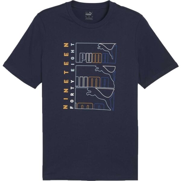 Puma GRAPHIC TRIPLE NO 1 LOGO TEE Pánské triko